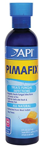 API PIMAFIX Antifungal Fish Remedy for Freshwater and Saltwater Aquariums, 237 ml Bottle