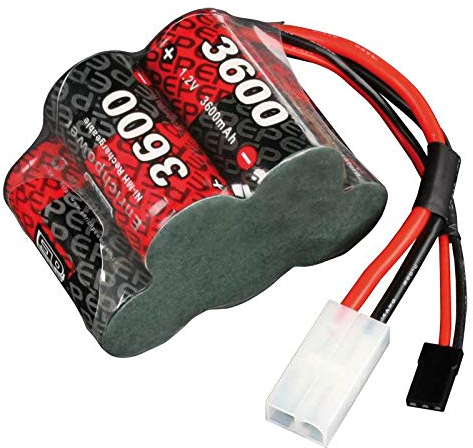 NiMH 3600mAh, 3+2 Sub-C Zellen, 1:5 Empfänger Akku