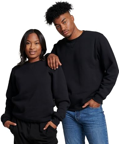 Russell Athletic Men's Dri Power Crewneck Sweatshirt, Black, Medium
