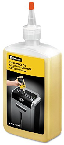 6 X Fellowes Shredder Oil, 12 oz. Bottle with Extension Nozzle (35250)
