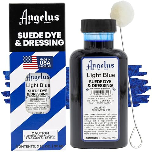 Angelus Suede Dye Light Blue