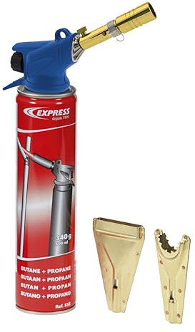 Express, 531, Lampe à Souder, Lamp’Express Multifonction avec Lance à Flamme Enveloppante, à Flamme Dard et à Flamme Plate + Cartouche de Gaz