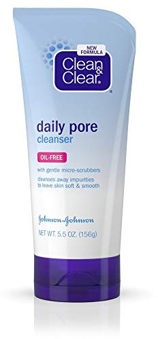 CLEAN & CLEAR Daily Pore Cleanser Oil-Free 5.50 oz (Pack of 4)