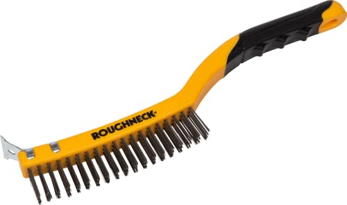 Roughneck ROU52032 355mm/14 inch Stainless Steel Wire Brush Soft Grip