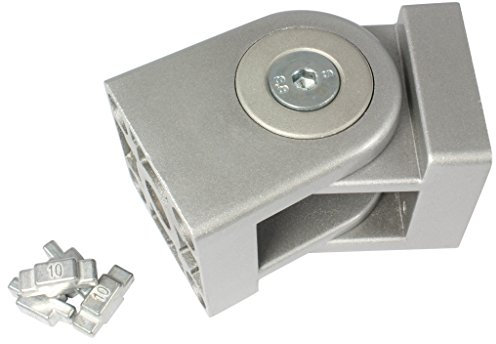 Pivot Joint 45x45 Slot -/8/10 Aluminum Die Cast alu colour laquered