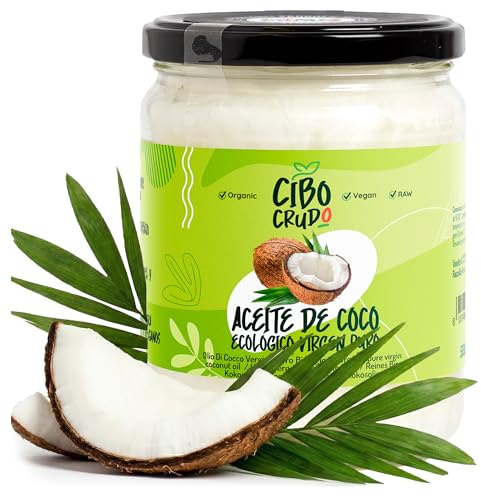 Bio Kokosöl Nativ und Kaltgepresst - 500ml. Kokosöl Bio Flüssig für Haare Haut und Backen oder Kosmetik. Virgin Organic Coconut Oil for Hair.