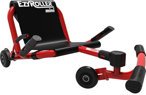 EzyRoller Mini Dreirad Kinderfahrzeug für Kleinkinder 2-5 Jahre Mädchen oder Jungen Trike Dreiradscooter Bewegungsspielzeug (rot)