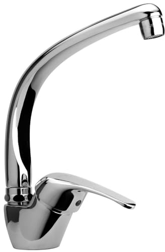 Schläfer 35114017 küchenarmatur, spültischarmatur armatur mit 360° schwenkbar einhandmischer mischbatterie für küchE, Spültisch-Einhebelarmatur, Hochdruck-Armatur, Hochdruck-Armatur