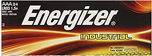 Energizer Industrial AAA Alkaline Batteries 24 per Box EN92