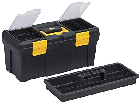 Allit 476160 McPlus Promo 20 Werkzeugkoffer, Schwarz, Gelb