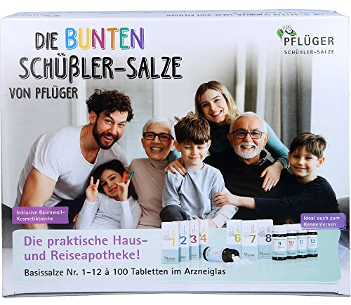 Pflüger Biochemie Haus-und Reiseapotheke Basissalze Nr. 1-12 Tabletten, 1200 St. Tabletten