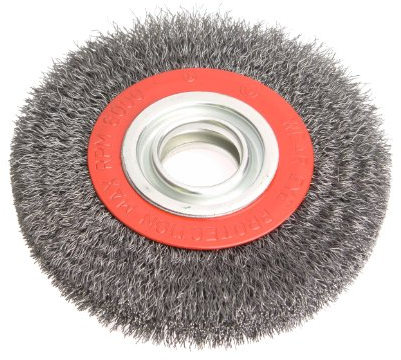 Faithfull FAIWBWW200 Wire Wheel 200mm x 25 x 32mm - 0.3mm Wire