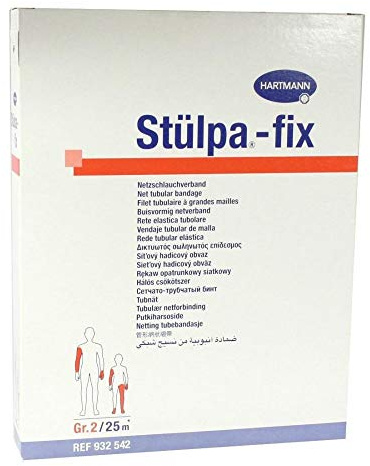HARTMANN 9325421 Stülpa-fix Hochelastische Netzschlauchverband, Gr. 2, 25m Lang