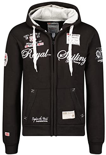 Geographical Norway - Sweatshirt Fighter Schwarz