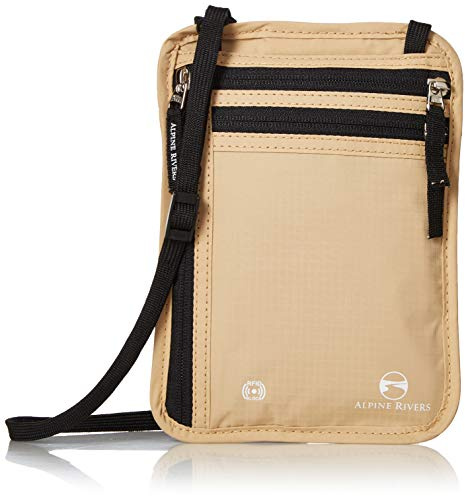 Reisepasshülle und Reisetasche, RFID-blockierend, mit 5 zusätzlichen Bonus-Hüllen