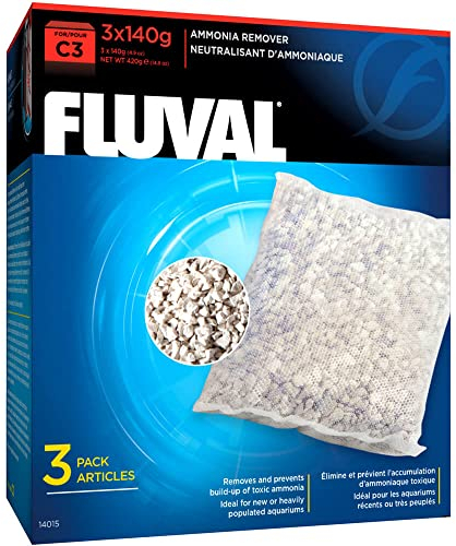 Fluval C3 Ammoniak Entferner, 420g, 3er Pack