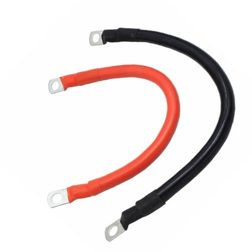 CYDZSRA Comodo Per sistema di capicorda rosso da 2 pezzi per la giunzione della batteria dell'auto realizzato con materiali in PVC e metallo di qualità