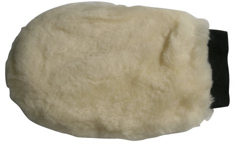 Putzhandschuh Echtfell, natur