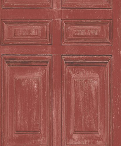 UGEPa Papier peint Non-tissé, bois, rouge, J92210