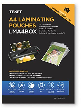 Texet Laminierhüllen A4 in Geschenkbox