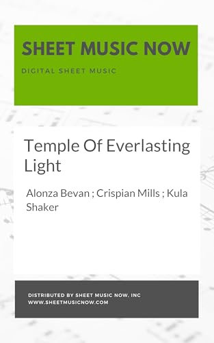 Temple Of Everlasting Light Sheet Music (English Edition)