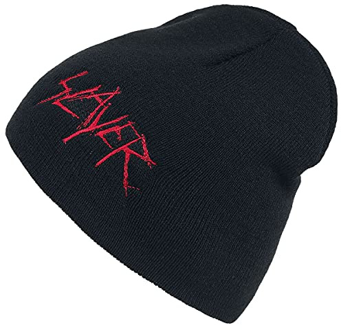 Slayer Scratched Logo Unisexe Bonnet noir