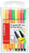 Stabilo Fineliner & Pennarello point 88 Mini + Pen 68 Mini - Astuccio da 8 - Colori NEON assortiti