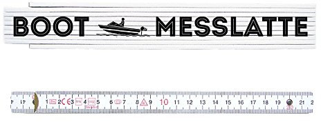 ZOLLSTOCK Metermaß Maßstab BOOT MESSLATTE Werkstatt Geschenk