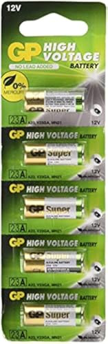 GPBatteries A23 12V alcaline 23 Une Batterie de Remplacement 23AE GP - 5 Pack