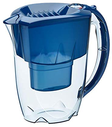 Aquaphor Ametista caraffa filtrante con 1 cartuccia Maxfor, Navy