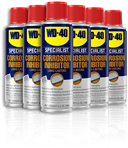 WD-40 Specialist Corrosion Inhibitor, Long-Lasting Anti-Rust Spray, 6.5 OZ [6-Pack]