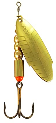 MAPSO - 5 Cucharilla de Pesca Popper-5 Oro 17 GMS.