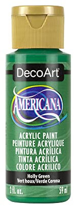 Deco Art Americana Acrylic Multi-Purpose Paint, Holly Green, 59 ml (Pack of 1)