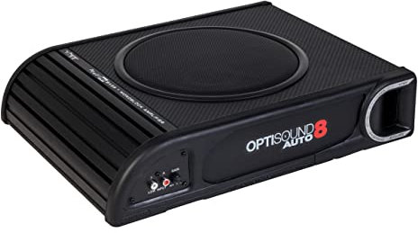 VIBE Optisound 8 Caisson de basses actif sous le siège, Noir, OPTISOUNDAUTO8A-V2