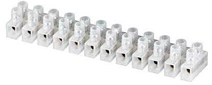 Electraline 80598 Barrette de 12 connexions 10 mm² Transparent