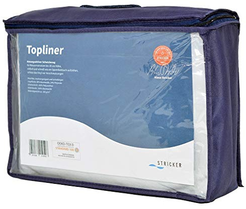 Stricker Chemie Wasserbetten Topliner - Schutzbezug für Wasserkerne, Topliner 180 x 200 cm