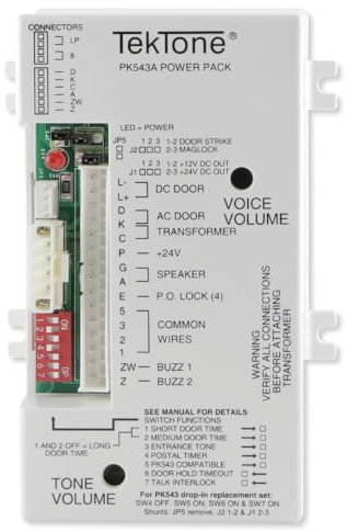 TekTone PK543A Apartment Intercom Amplifier