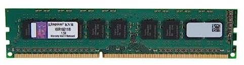 Kingston KVR16E11/8 - Memoria RAM de 8 GB (1600 MHz DDR3 ECC CL11 DIMM, 240-pin)