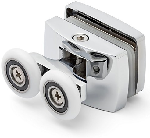 1 x Twin Top Zinc Alloy Shower Door Roller/Runners 23mm Wheel Diameter LUX2