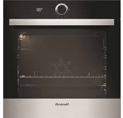 BRANDT Four encastrable pyrolyse BXP5531X, 68 litres, 7 modes de cuisson