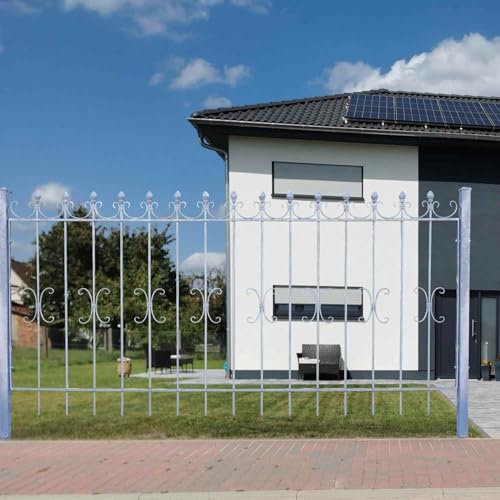 Schmiedeeisen Zaun Eisenzaun Gartenzaun Metallzaun Cassel-Z100/200 Verzinkt Zaunelement