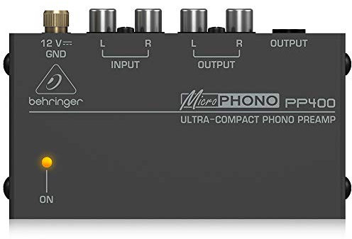 Behringer PP400 phono preamplificatore per platino
