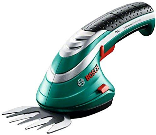Bosch ISIO - Tijeras de jardín cortacéspedes, 3.6 V, 1 batería