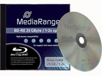MediaRange MR491 JewelCase BD-RE Rohlinge (25GB, 2X Speed)