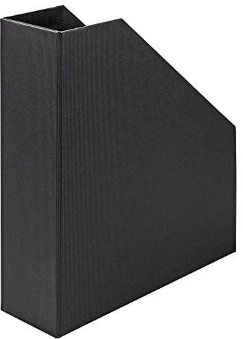 Rössler Papier 1318452700 - S.O.H.O. Stehsammler für DIN A4, 8 x 26 x 31,5 cm, Schwarz, 1 Stück