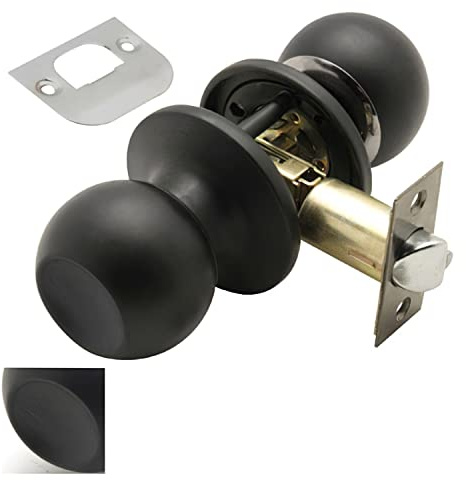 Pomo Puerta Wolfpack Sencillo Negro Para Pasillo