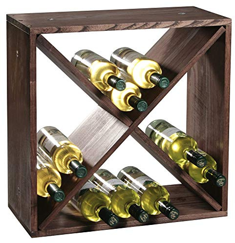 Kesper Weinflaschen - Regalsystem für 24 Flaschen