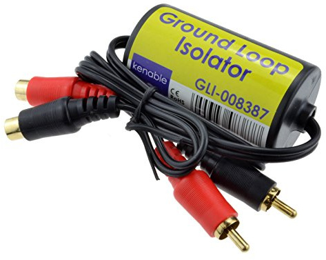 Cinch Chinch Ground Loop Isolator Weiblich Zum Männlich Earthing Für Audio