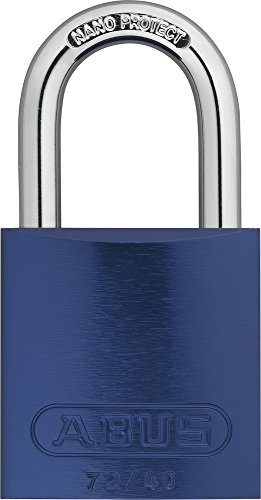 ABUS 435997-72/40_AZUL Candado Aluminio arco de acero endurecido 40 mm Azul