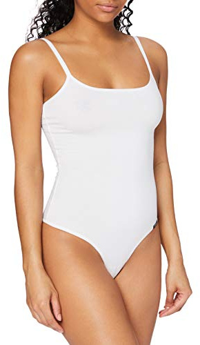 Skiny Damen Skiny Damen Stringbody Cotton Bodies Formender Body, Weiß, 36 EU